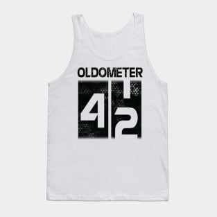 Oldometer Happy Birthday 42 Years Old Was Born In 1978 To Me You Papa Dad Mom Brother Son Husband Tank Top